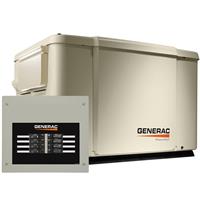 Model 6998 - 7.5 6kW Air-Cooled Standby Generator, Steel Enclosure, 8 Circuit LC